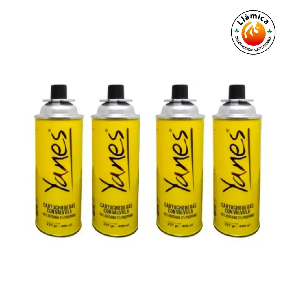 PACK 4 GAS BUTANO 